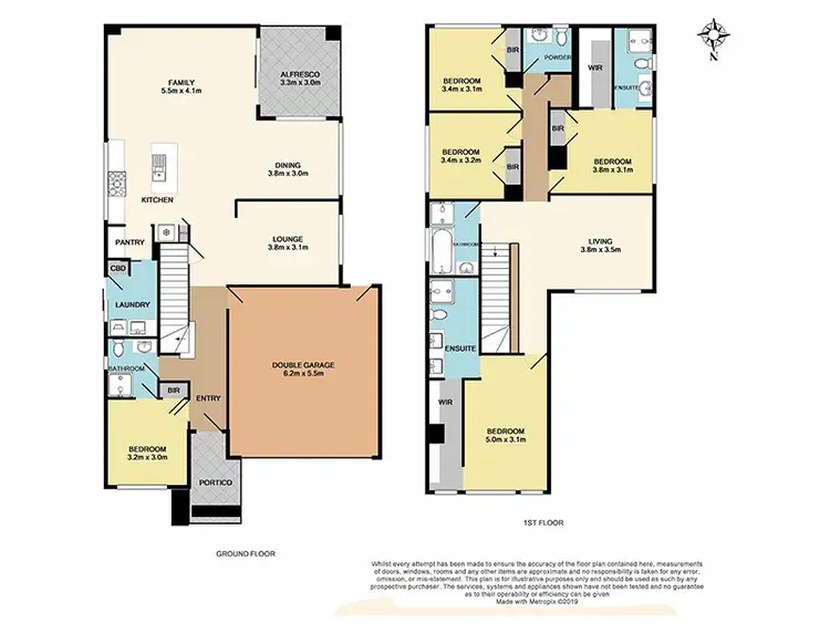 Floorplan of Homely house listing, 3 AUBURN DRIVE, Keysborough VIC 3173