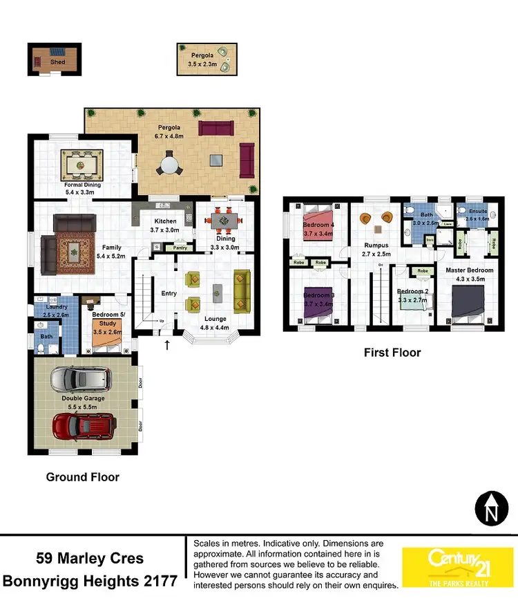 Floorplan of Homely house listing, 59 Marley Crescent, Bonnyrigg Heights NSW 2177