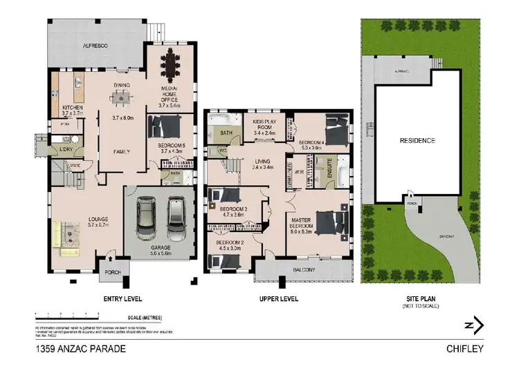 Floorplan of Homely house listing, 1359 Anzac Parade, Chifley NSW 2036