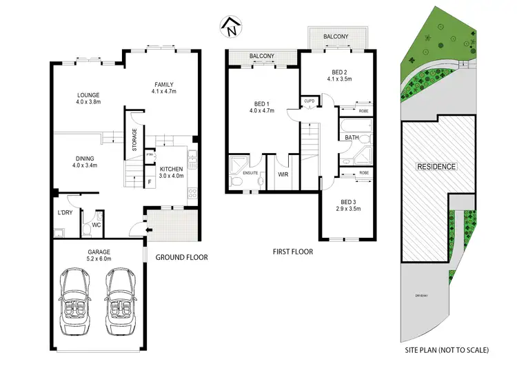 Floorplan of Homely townhouse listing, 21/1 Beahan Place, Cherrybrook NSW 2126
