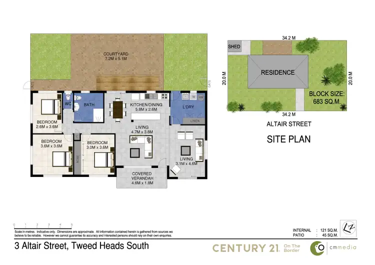 Floorplan of Homely house listing, 3 Altair Street, Tweed Heads South NSW 2486