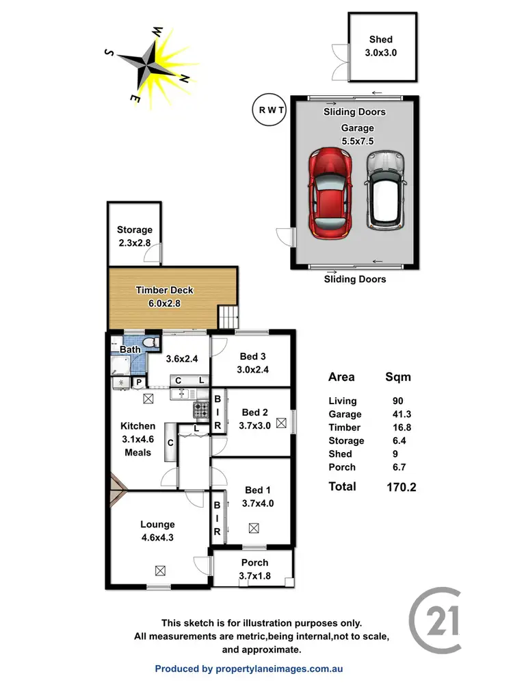Floorplan of Homely house listing, 8 Sibley Street, Angaston SA 5353