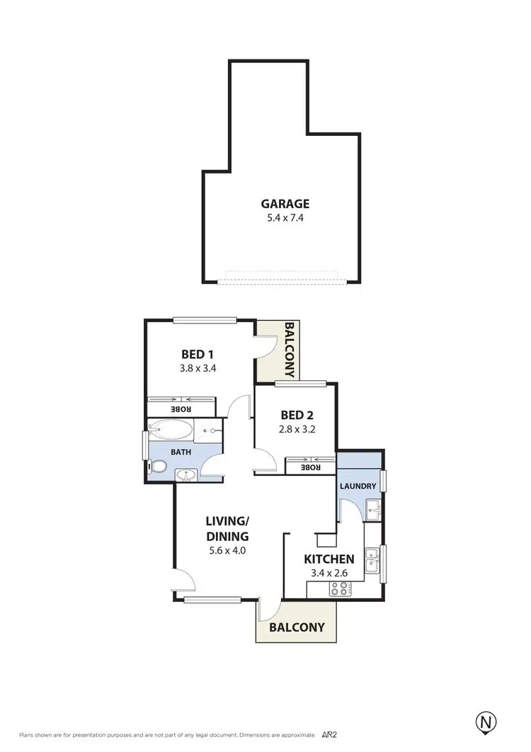 Floorplan of Homely unit listing, 1/18 Croydon Street, Cronulla NSW 2230