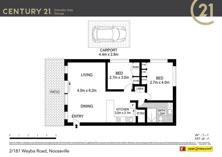 Floorplan of Homely unit listing, 2/181 Weyba Road, Noosaville QLD 4566