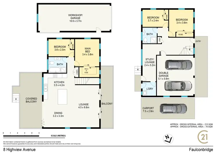 Floorplan of Homely house listing, 8 Highview Avenue, Faulconbridge NSW 2776