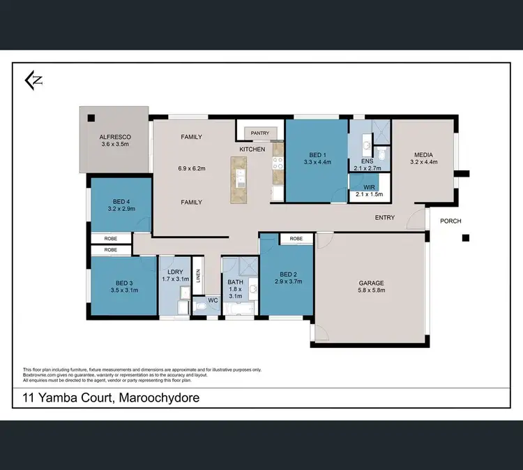 Floorplan of Homely house listing, 11 Yamba Court, Maroochydore QLD 4558