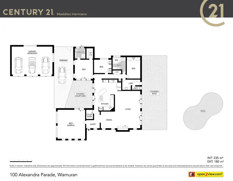 Floorplan of Homely rural property listing, 100 Alexandra Parade, Wamuran QLD 4512