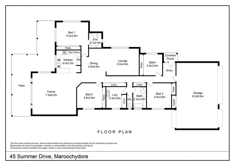 Floorplan of Homely house listing, 45 Summer Drive, Maroochydore QLD 4558
