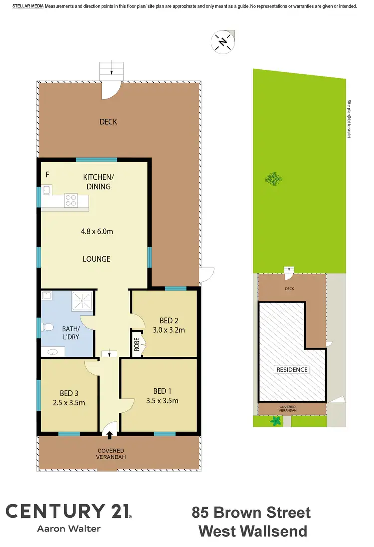 Floorplan of Homely house listing, 85 Brown Street, West Wallsend NSW 2286