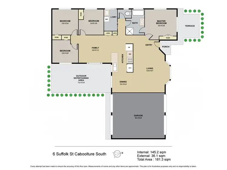 Floorplan of Homely house listing, 6 Suffolk Street, Caboolture South QLD 4510