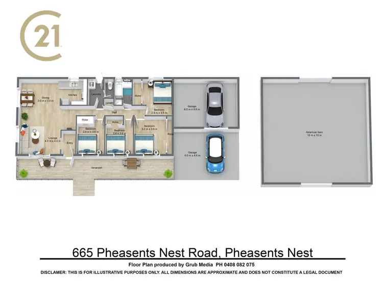 Floorplan of Homely rural property listing, 665 Pheasants Nest Road, Pheasants Nest NSW 2574