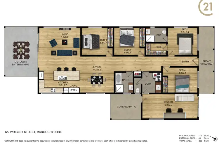 Floorplan of Homely house listing, 122 Wrigley Street, Maroochydore QLD 4558