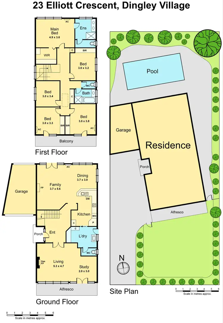 Floorplan of Homely house listing, 23 Elliott Crescent, Dingley Village VIC 3172