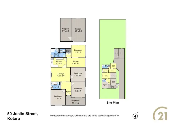 Floorplan of Homely house listing, 50 Joslin Street, Kotara NSW 2289