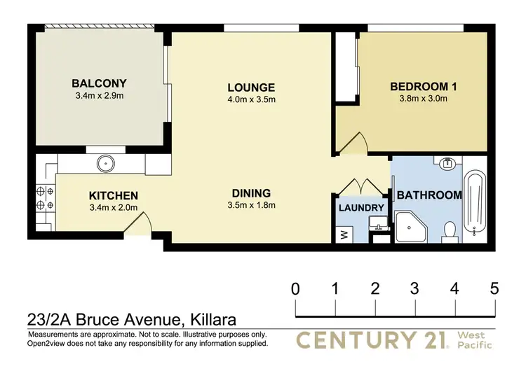Floorplan of Homely apartment listing, 23/2A Bruce Ave, Killara NSW 2071