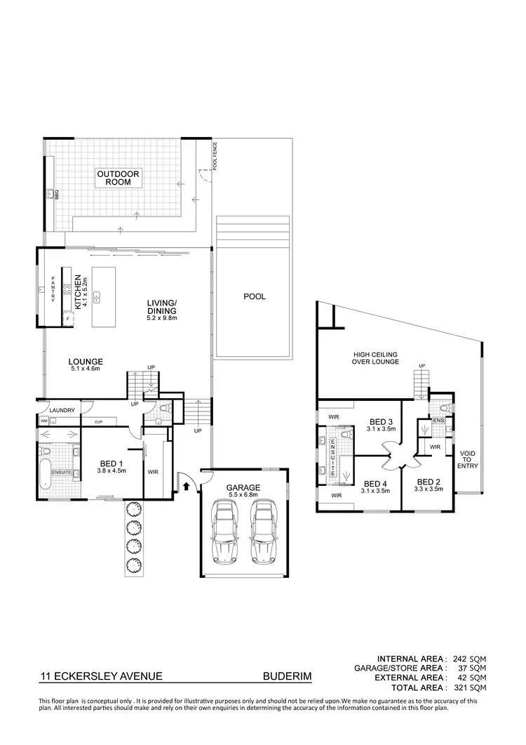 Floorplan of Homely house listing, 11 Eckersley Avenue, Buderim QLD 4556