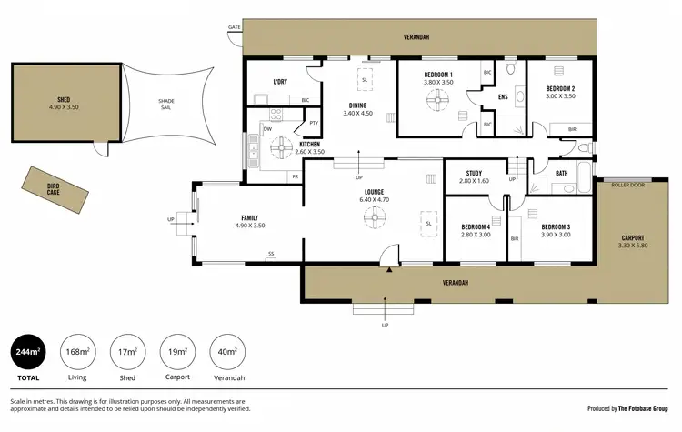 Floorplan of Homely house listing, 8 Molvig Court, Trott Park SA 5158