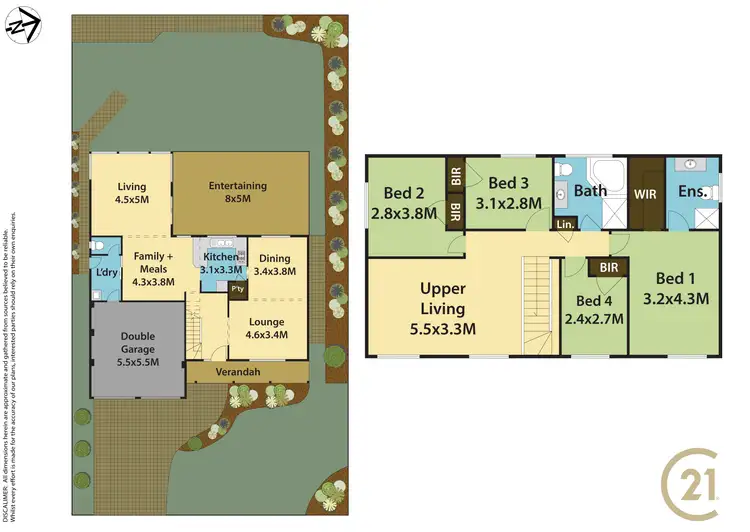 Floorplan of Homely house listing, 5 Carrowbrook Avenue, Glenwood NSW 2768