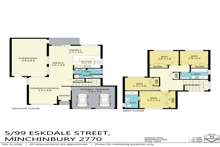 Floorplan of Homely house listing, 5/99 Eskdale Street, Minchinbury NSW 2770