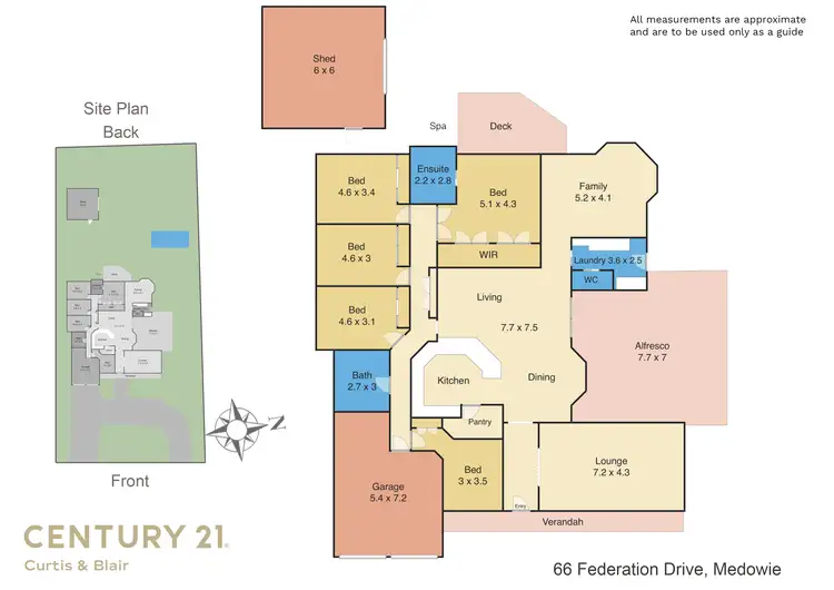Floorplan of Homely house listing, 66 Federation Drive, Medowie NSW 2318