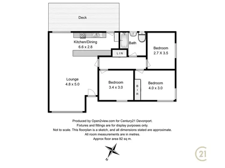 Floorplan of Homely house listing, 10 Caringa Place, Devonport TAS 7310