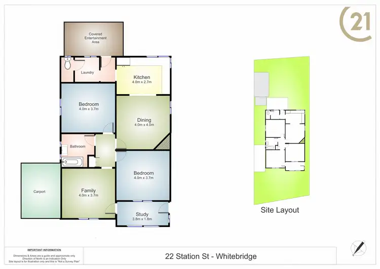 Floorplan of Homely house listing, 22 Station Street, Whitebridge NSW 2290