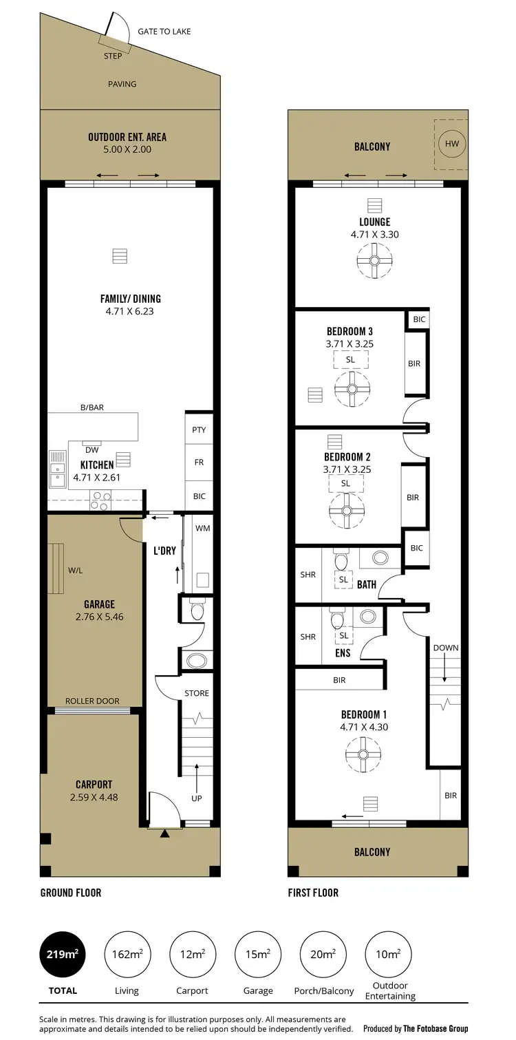 Floorplan of Homely house listing, 17 Santorini Walk, Mawson Lakes SA 5095