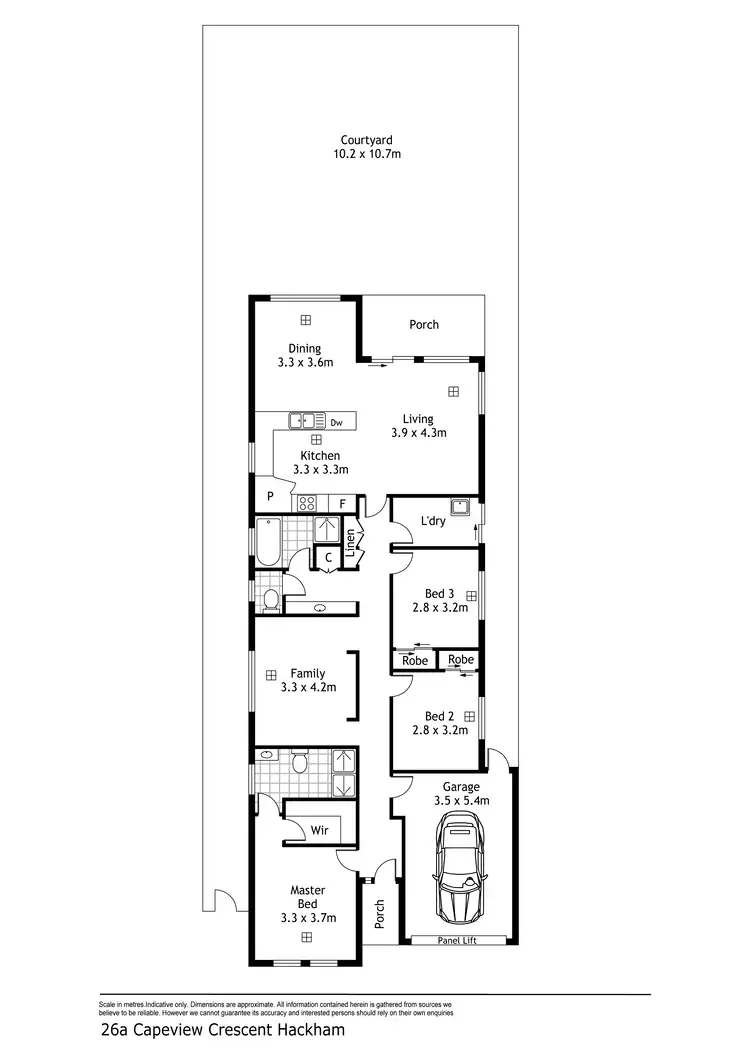 Floorplan of Homely house listing, 26a Capeview Cres, Hackham SA 5163