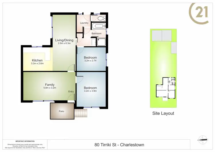 Floorplan of Homely house listing, 80 Tirriki Street, Charlestown NSW 2290