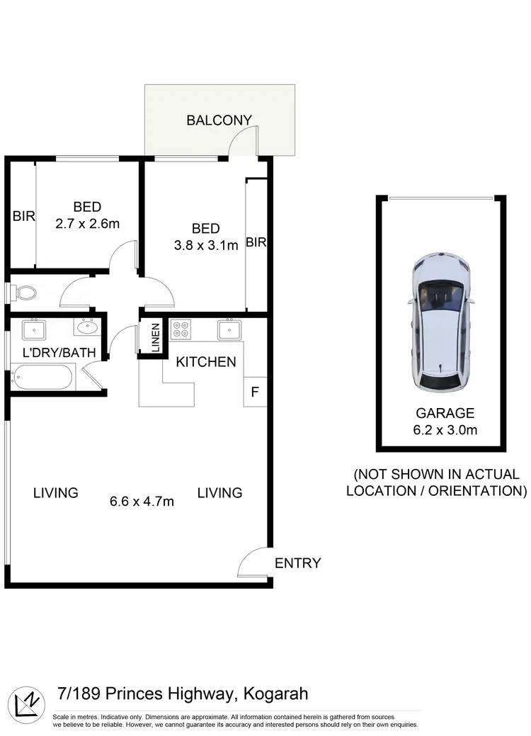 Floorplan of Homely apartment listing, 7/189 Princes Highway, Kogarah NSW 2217