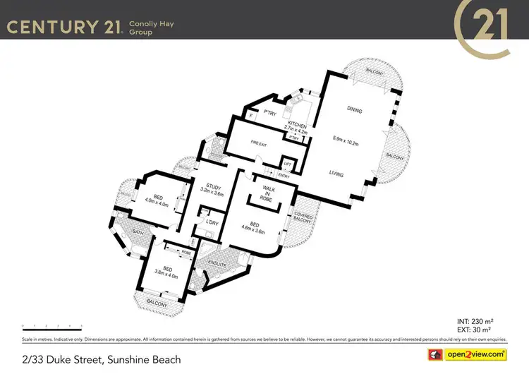 Floorplan of Homely apartment listing, 2/33 Duke Street, Sunshine Beach QLD 4567