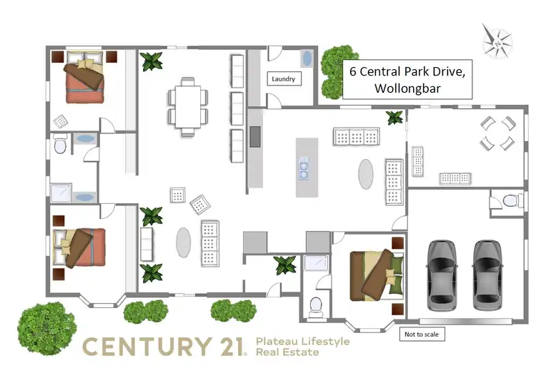 Floorplan of Homely house listing, 6 Central Park Drive, Wollongbar NSW 2477