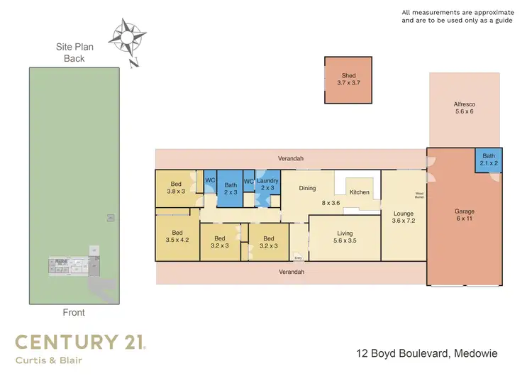 Floorplan of Homely house listing, 12 Boyd Boulevard, Medowie NSW 2318