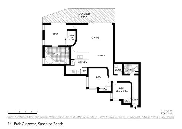 Floorplan of Homely apartment listing, 7/1 Park Crescent, Sunshine Beach QLD 4567
