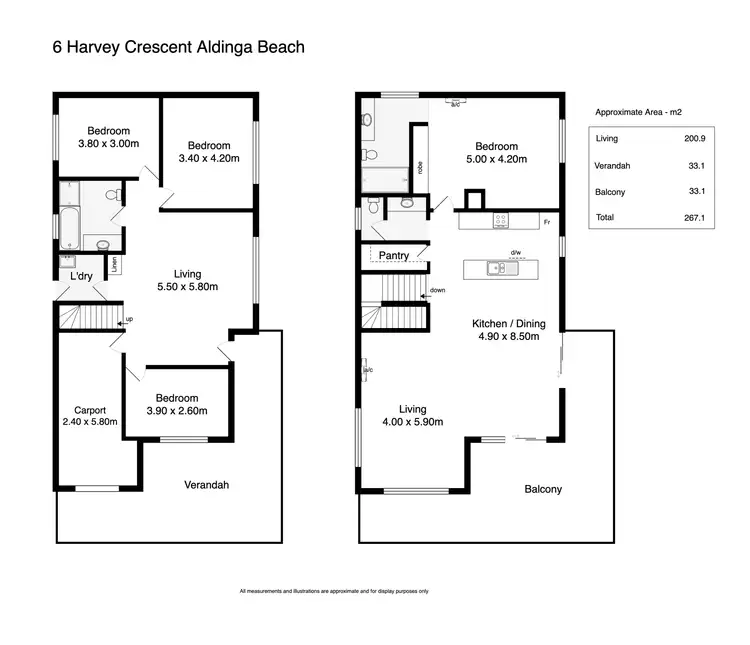 Floorplan of Homely house listing, 6 Harvey Crescent, Aldinga Beach SA 5173