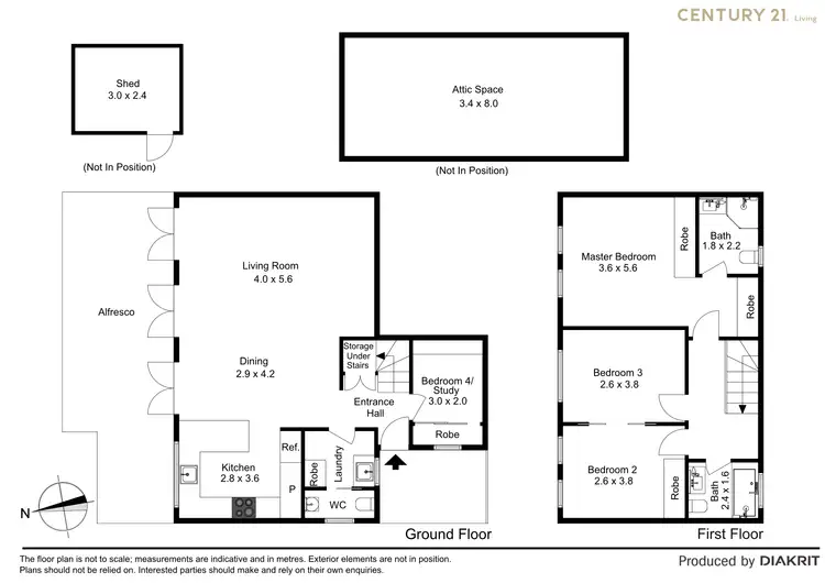 Floorplan of Homely house listing, 2/39 Prince Street, Mosman NSW 2088