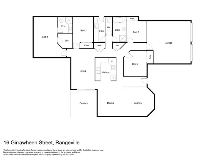 Floorplan of Homely house listing, 26 Girrawheen Street, Rangeville QLD 4350