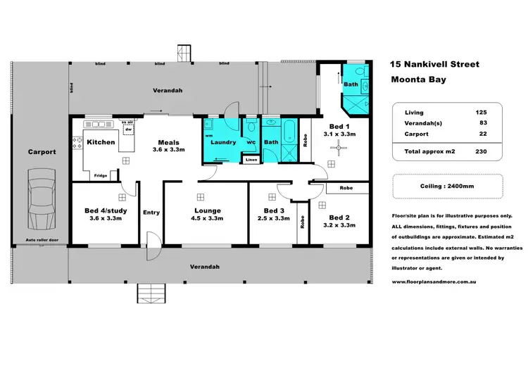 Floorplan of Homely house listing, 15 Nankivell Street, Moonta Bay SA 5558