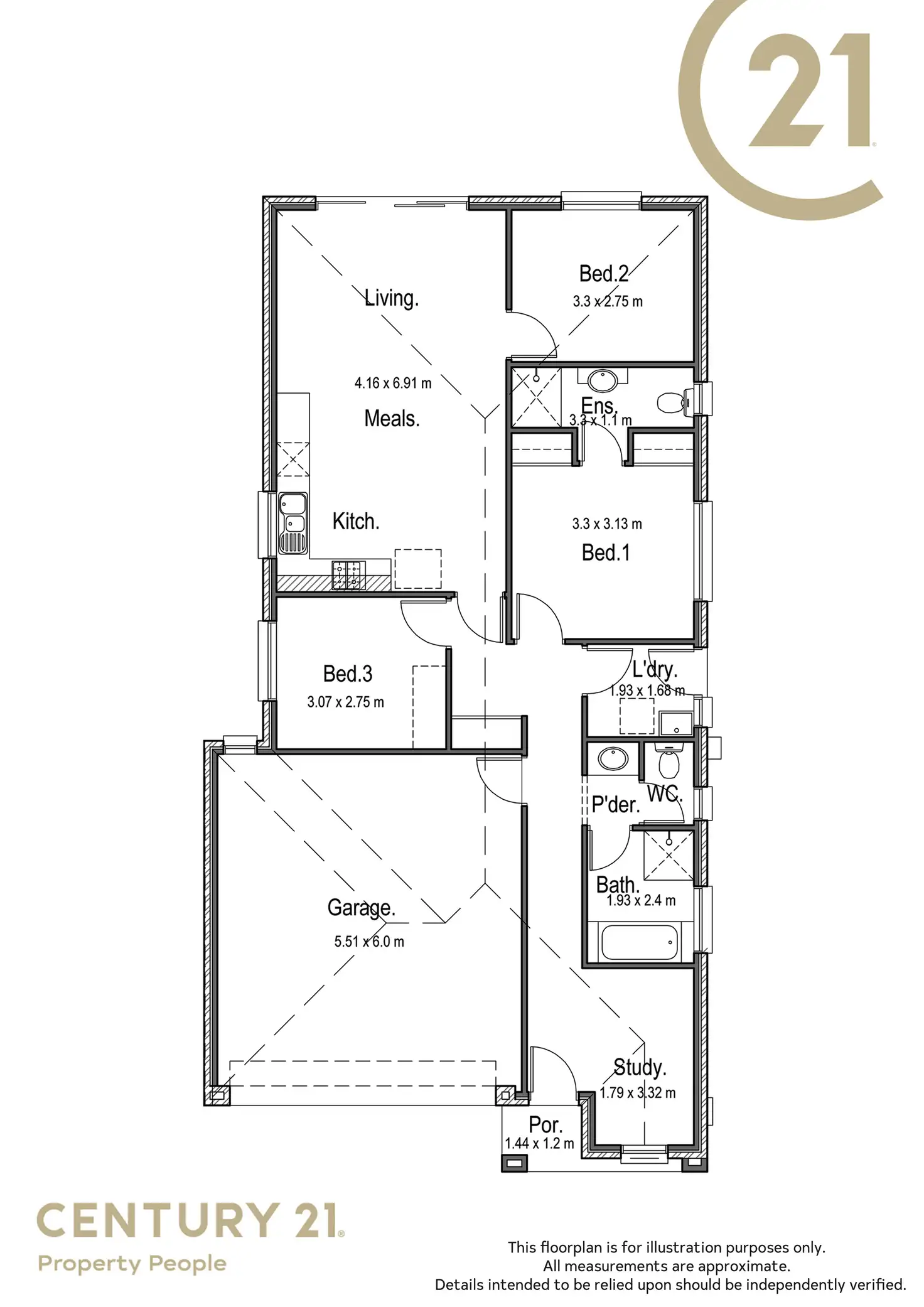 Floorplan of Homely house listing, 69 Cherry Avenue, Direk SA 5110