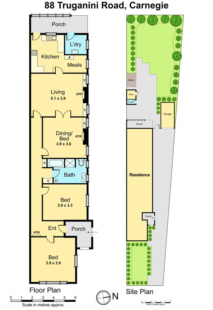 Floorplan of Homely house listing, 88 Truganini Road, Carnegie VIC 3163