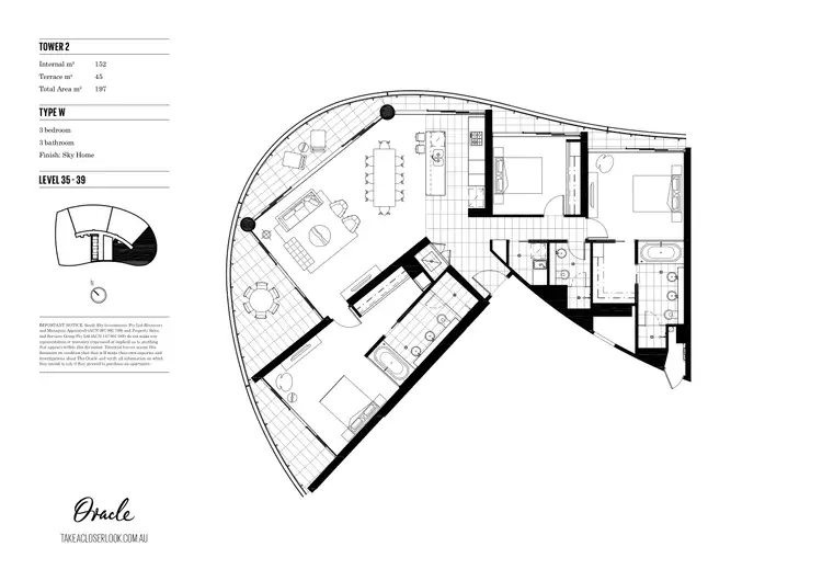 Floorplan of Homely apartment listing, 23803/21 Elizabeth Avenue, Broadbeach QLD 4218