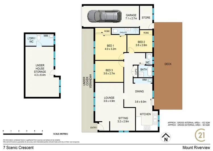 Floorplan of Homely house listing, 7 Scenic Crescent, Mount Riverview NSW 2774