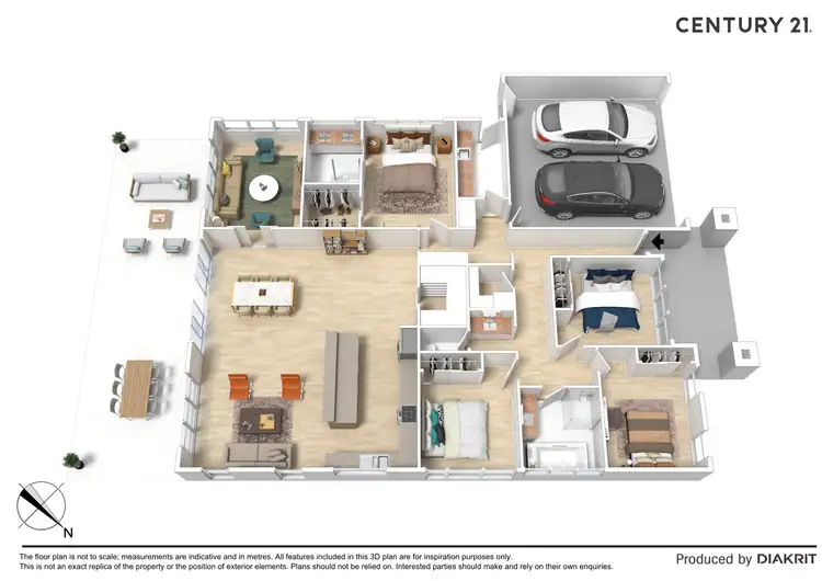 Floorplan of Homely house listing, 12 Durif Drive, Moama NSW 2731
