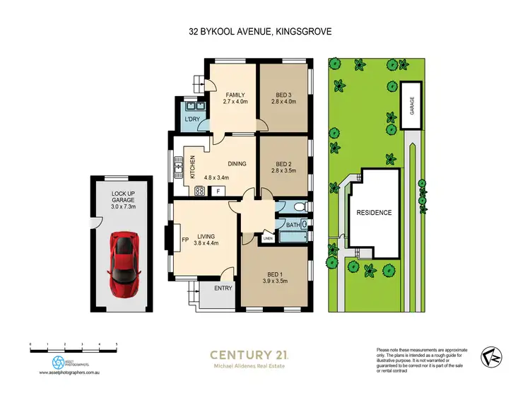 Floorplan of Homely house listing, 32 Bykool Avenue, Kingsgrove NSW 2208