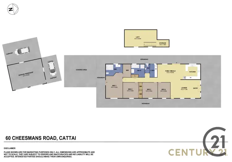 Floorplan of Homely rural property listing, 60 Cheesmans Road, Cattai NSW 2756