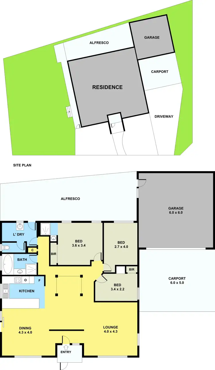 Floorplan of Homely house listing, 117 Haverbrack Drive, Mulgrave VIC 3170