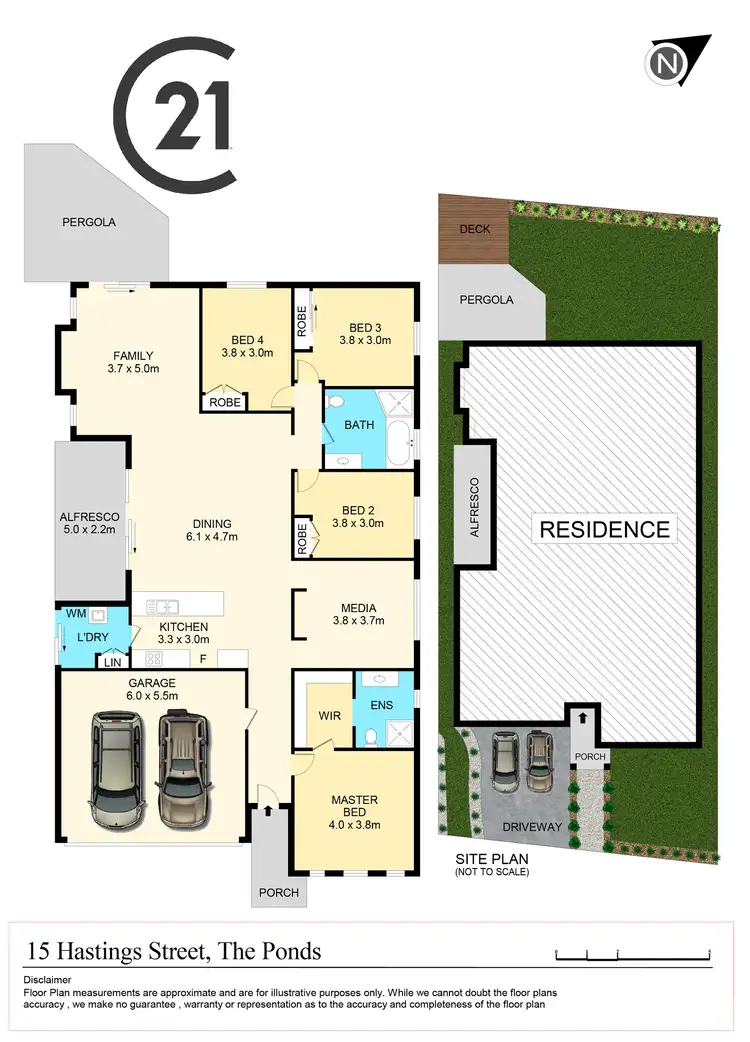 Floorplan of Homely house listing, 15 Hastings Street, The Ponds NSW 2769