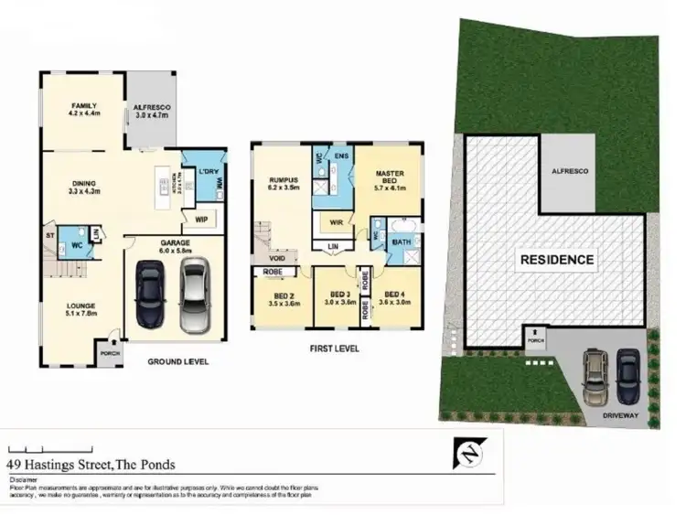 Floorplan of Homely house listing, 49 Hastings Street, The Ponds NSW 2769