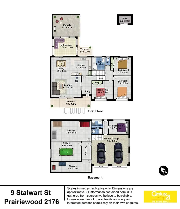 Floorplan of Homely house listing, 9 Stalwart Street, Prairiewood NSW 2176