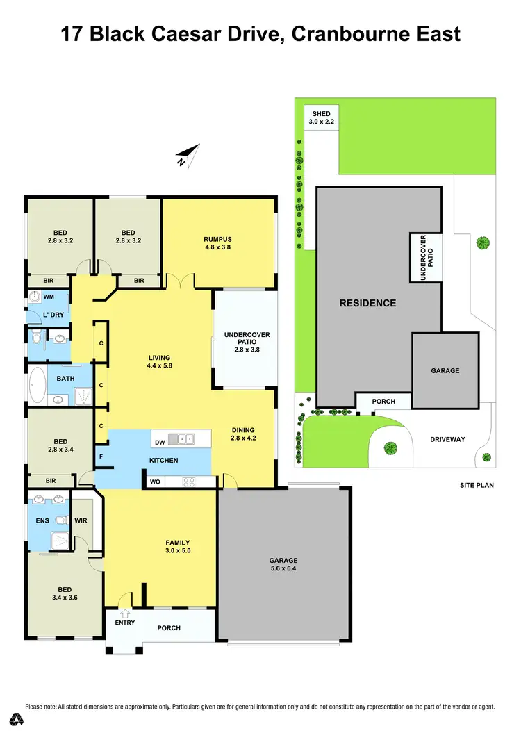 Floorplan of Homely house listing, 17 Black Caesar Drive, Cranbourne East VIC 3977